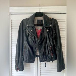 Mauritius Leather Christy Moto Jacket